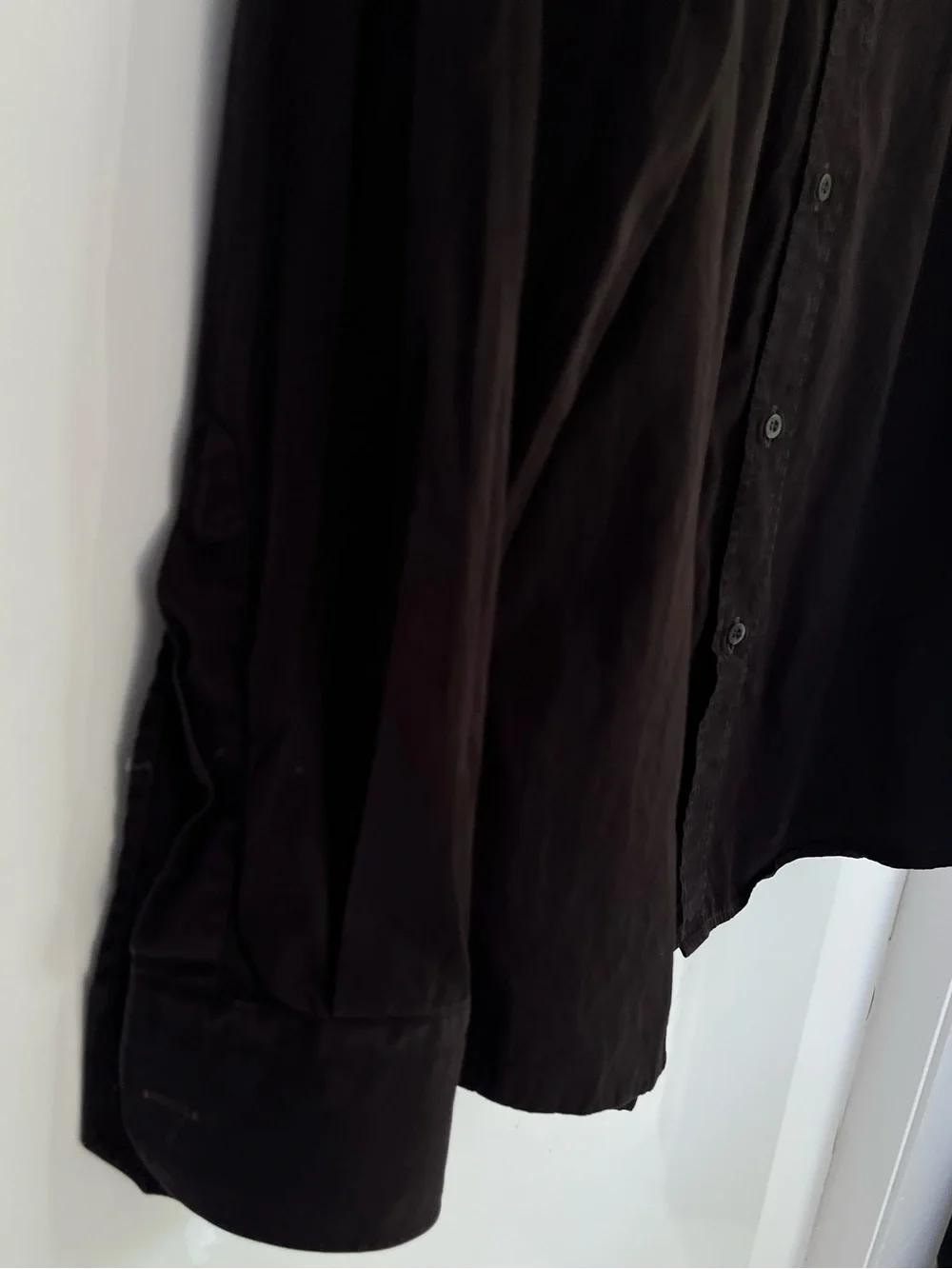 Gucci Men's Classic Long Sleeve Black Dress Shirt